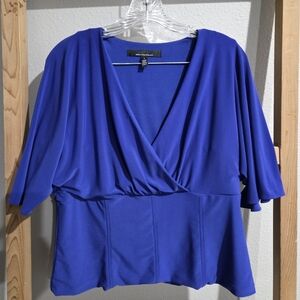 Elegant Blue Women's Top